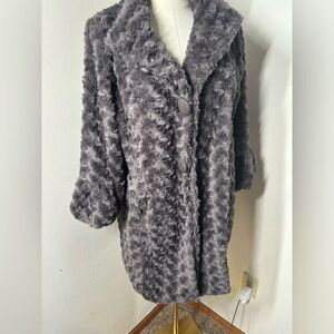 altered state Toni Long Fur Jacket coat size S/M women’s discontinued New